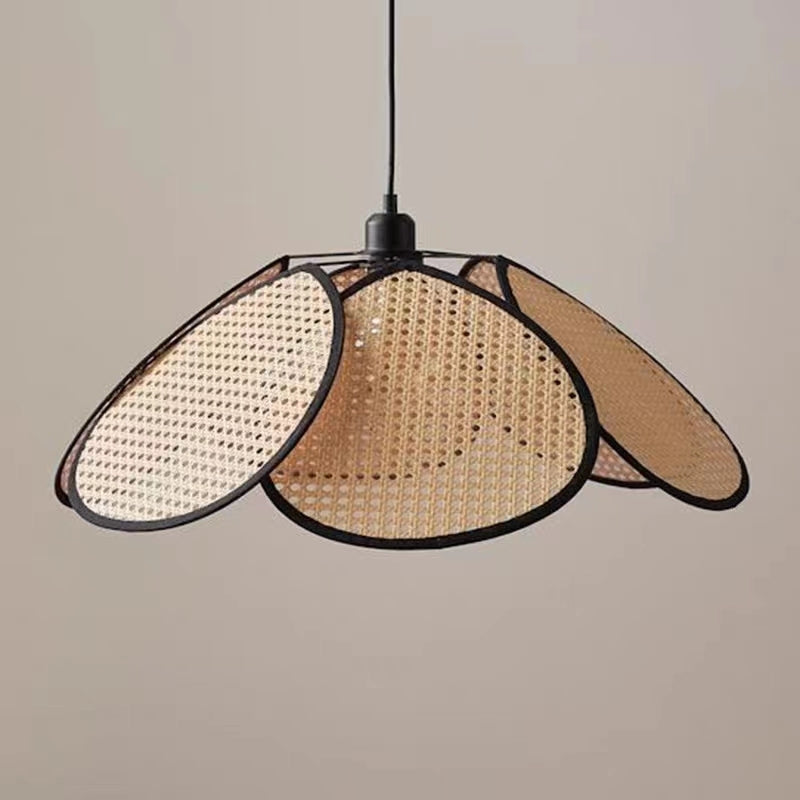 Vintage LED lustr LV565/4, 12W rustikální stodola, dřevo a kov, 100 cm, černý