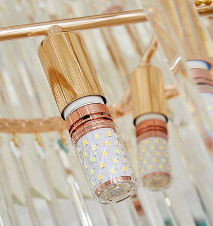 Crystal Chandier Windsor Altiora, průměr 60 cm, výška 1800 cm, lesklé zlato, nastavitelná výška, elegantní design