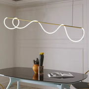 Lustra pozastavila LED Acril Zara s dálkovým ovládáním, dimable, 3000k/4000k/6000k, zlato