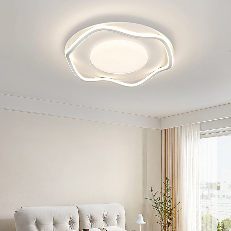 LED chtíč s moderním dálkovým ovládáním Silva, 106W, 2 kruhy, studené/horké/neutrální světlo, nestabilní, bílé