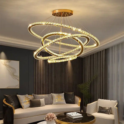 Lulus LED PRISM LUMINIS, CRYSTAL A CITAL, 4 KRIKY, MISABLE, Nastavitelná výška, chlad/teplé/neutrální světlo, luxusní osvětlení