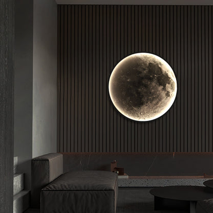 Moon Dekorativní LED nástěnné světlo 55W Průměr 80CM Teplé Neutrální Studené světlo 3000/4000/6000K