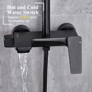 Sprchový sloupec, sanitární mosaz, černá, 9960H