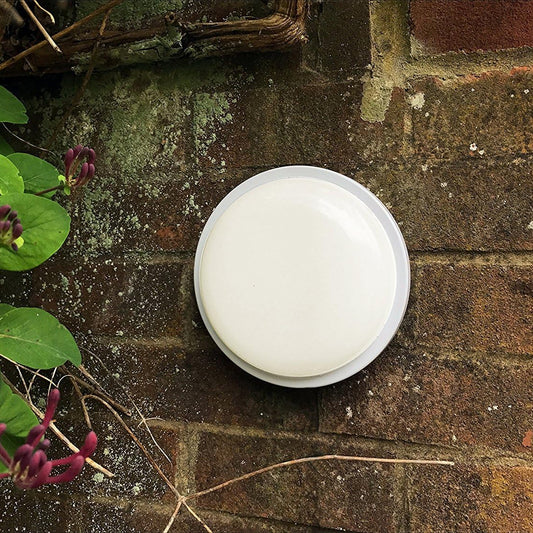 Venkovní nástěnné LED svítidlo AX310/162WH, 12W, Cold Light 3000K, Průměr 16cm, IP65, Bílá