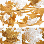 Moderní lustr, CM260/800GD, 8xE14, průměr 80 cm, zlatý, nastavitelná výška, kov a krystaly