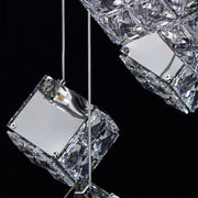 Moderní LED lustr CM526/18, 51W, Průměr 58,5cm, Nastavitelná výška, Chrom