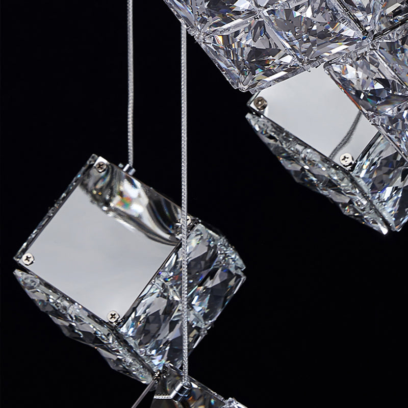 Moderní LED lustr CM526/18, 51W, Průměr 58,5cm, Nastavitelná výška, Chrom