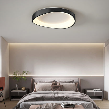 LED stropní svítidlo s dálkovým ovládáním, PL103/520BK, 30W, průměr 49 cm, teplé/studené/neutrální světlo, černá