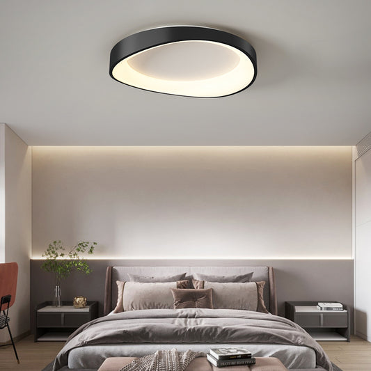 LED stropní svítidlo s dálkovým ovládáním, PL103/520BK, 30W, průměr 49 cm, teplé/studené/neutrální světlo, černá