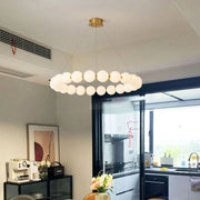 Lustra zavěšená LED ACRYL CELEST s dálkovým ovládáním, Dimable, 3000k/4000k/6000k, Gold, Metal a Acryl