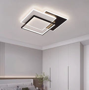 LED CHANDIER s geometrií dálkového ovládání Cubo, 120W, 3 čtverce, studené/horké/neutrální světlo, nestabilní, černé