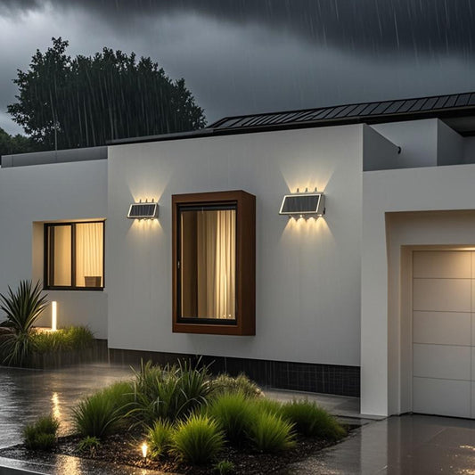 Nástěnné svítidlo Solaris Exterior LED, 8 světelných zdrojů, teplé světlo, černá