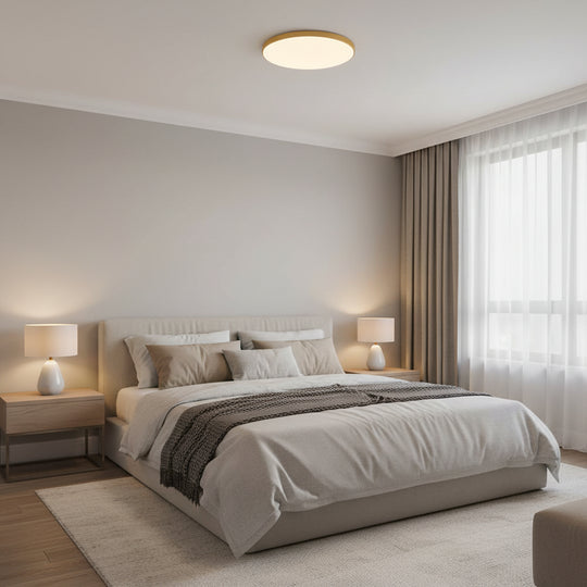 LED stropní svítidlo SOLIS 47cm 48W Cold Light Gold stropní LED svítidla Výchozí název Alessandro Design