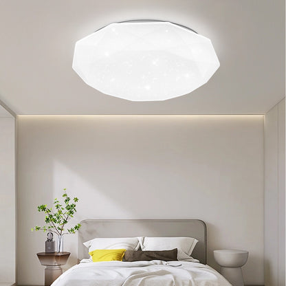 LED stropní svítidlo PL101/500WH, 51W, Průměr 49cm, Teplé/Studené/Neutrální světlo, Bílá