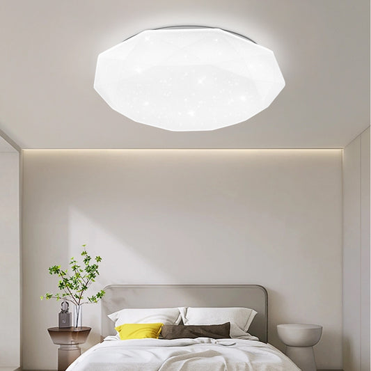 LED stropní svítidlo PL101/500WH, 51W, Průměr 49cm, Teplé/Studené/Neutrální světlo, Bílá