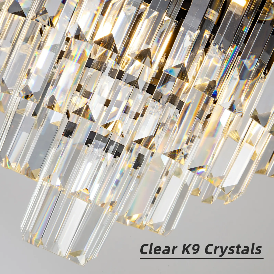 Candier Crystal Blois 10x E27 Gold Gold