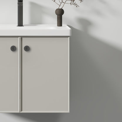 Ingridová skříň s LED zrcadlem DBP123 80x70 bílá