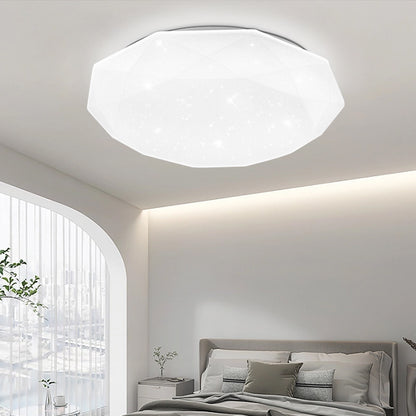 LED stropní svítidlo PL101/500WH, 51W, Průměr 49cm, Teplé/Studené/Neutrální světlo, Bílá