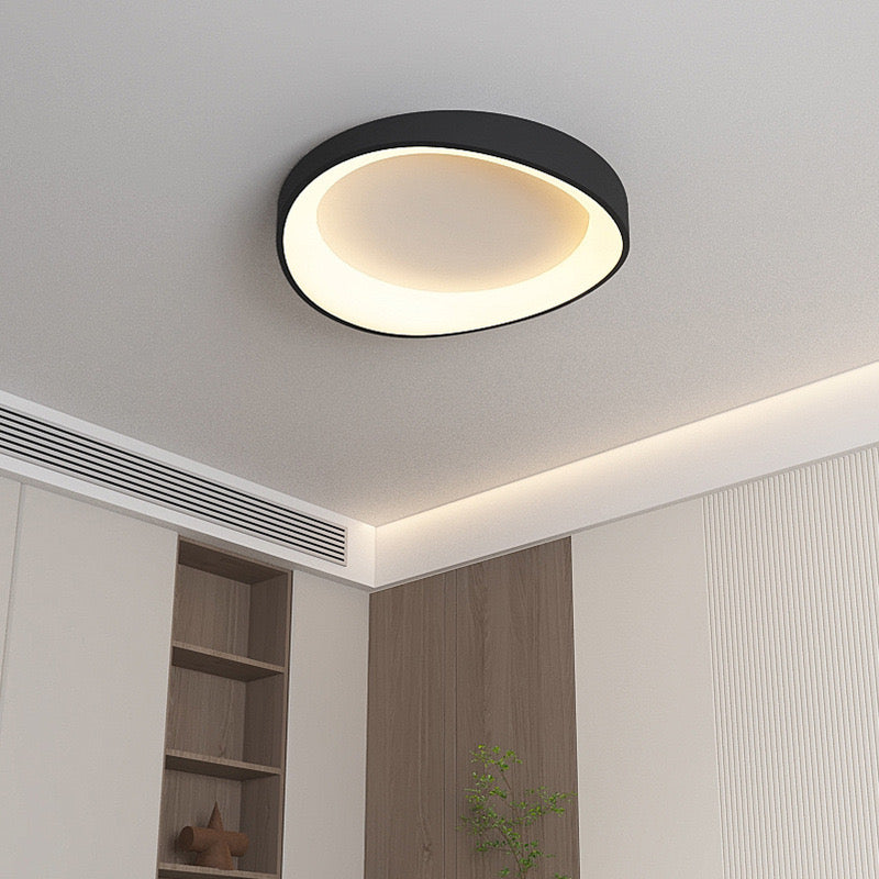 LED stropní svítidlo s dálkovým ovládáním, PL103/520BK, 30W, průměr 49 cm, teplé/studené/neutrální světlo, černá