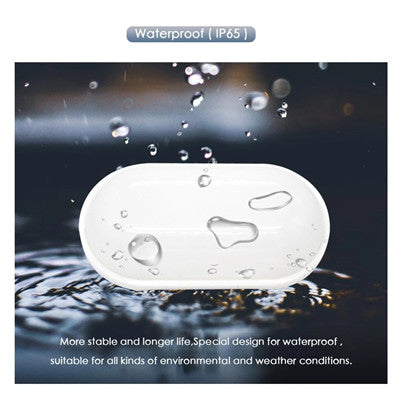 Venkovní nástěnné LED svítidlo, 12W, IP65, bílé, teplé světlo 3000K, kov