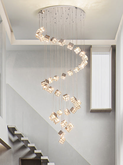 Moderní LED lustr CM526/18, 51W, Průměr 58,5cm, Nastavitelná výška, Chrom