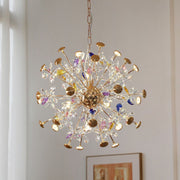 Křišťálový lustr CC372/500GD, 24xG4, zlato a krystaly, 52 cm, nastavitelná výška