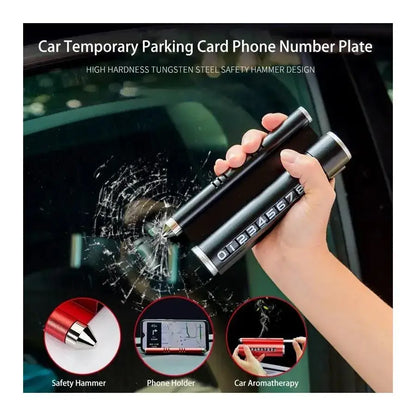 Podpora automobilu pro zobrazení telefonního čísla, modrá