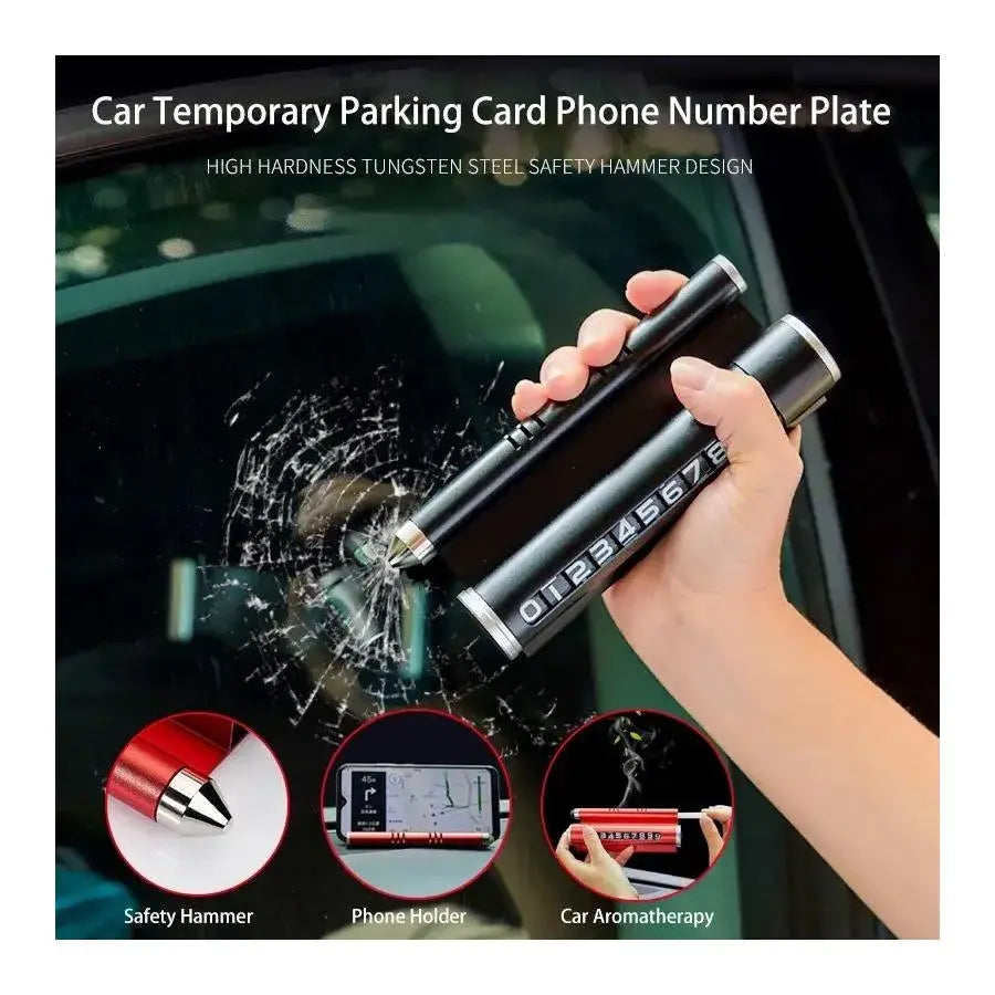 Podpora automobilu pro zobrazení telefonního čísla, modrá