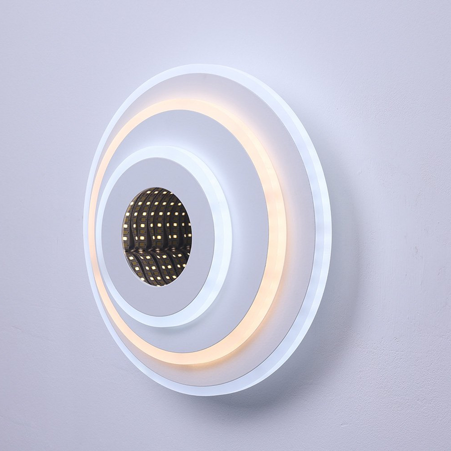 LED lustr NEXA ROTUND 3D 38W, studené/teplé/neutrální světlo, bílá