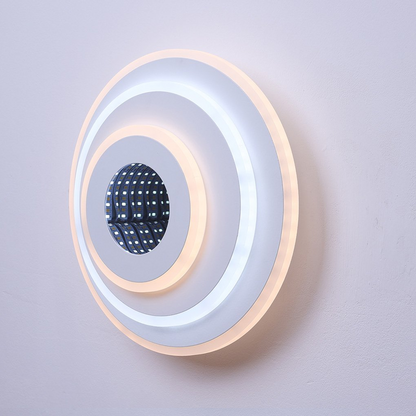 LED lustr NEXA ROTUND 3D 38W, studené/teplé/neutrální světlo, bílá