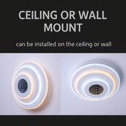 LED lustr NEXA ROTUND 3D 38W, studené/teplé/neutrální světlo, bílá