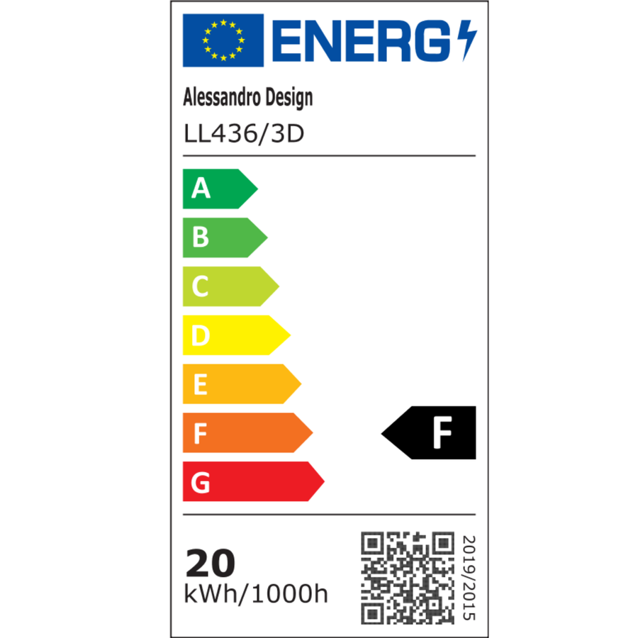 NEXA 3D LED lustr, 36W, Průměr 24cm, Studené/Teplé/Neutrální světlo, Bílá