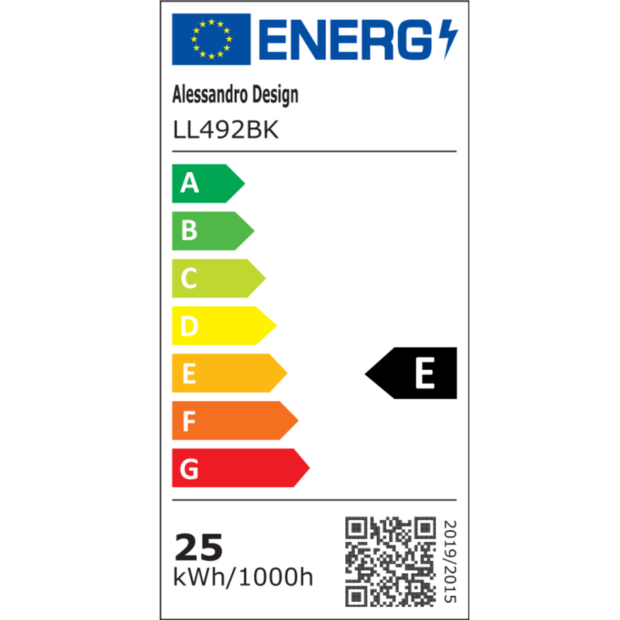 MODERNÍ LED lustr 24W, Průměr 20cm, Kulatý, Studené/Teplé/Neutrální světlo, Černá