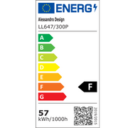LED SQUARE 57W lustr, 3 čtverce, studené/teplé/neutrální světlo, bílá
