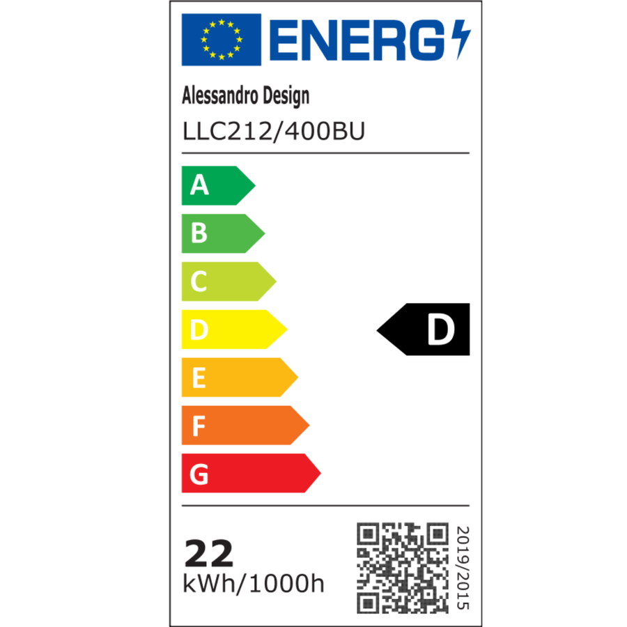 Křišťálový LED lustr LLC212/400BU kulatý, 22W, studené/teplé/neutrální světlo, krystaly, lesklý chrom