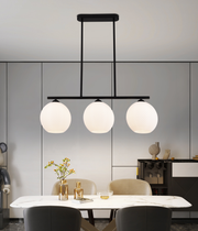 Závěsný lustr LM520/3BK, 3XE27, 59*20*25, Černá, Bílá, Železo, Plexisklo