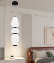 Závěsný lustr LT022/3WH, 3xE27, Průměr 66 cm, Výška 16,5 cm, IP20, Bílý, Plexisklo, Žehlička, Žárovky nejsou součástí balení