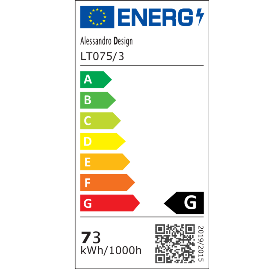LED lustr s dálkovým ovládáním a krystalem NOVA ROTONDA RGB 73W, 3 kruhy, Studené/Teplé/Neutrální světlo, Stmívatelné, Lesklý chrom