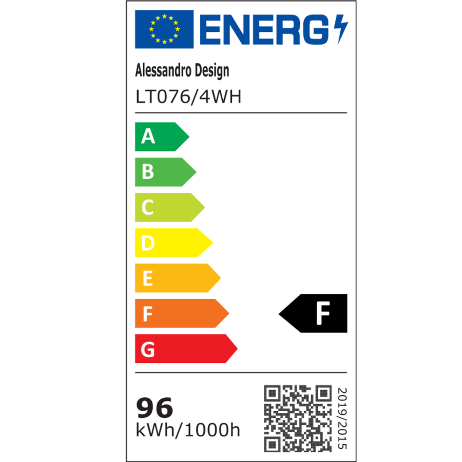 LED lustr s dálkovým ovládáním a krystalem QUADRIS RGB, 78W, 4 čtverce, studené/teplé/neutrální světlo, stmívatelné, bílá