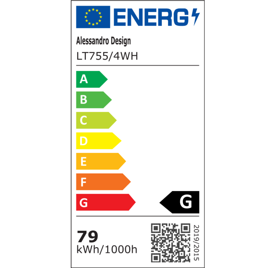 LED lustr s dálkovým ovládáním SHAWN 79W, Lineární, Studené/Teplé/Neutrální světlo, Stmívatelné, Bílý