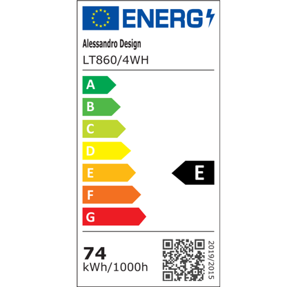 Linnea LED lustr s dálkovým ovládáním, 74W, 3000K/4000K/6000K, Stmívatelný, Bílý, Krystaly