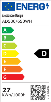 Nástěnné LED svítidlo Pena 63cm, 27W, studené/teplé/neutrální světlo, bílá