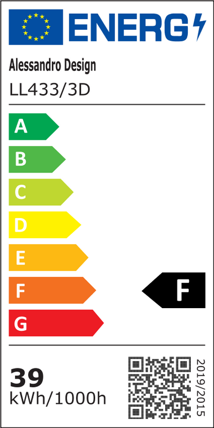 LED lustr NEXA Triangle 3D 39W, bílý, studené/teplé/neutrální světlo