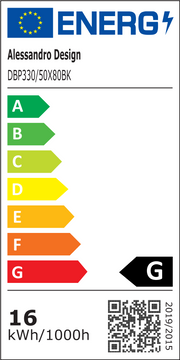 LED zrcadlo se skříňkou, oválné, 50x80 cm, odmlžování, studené/teplé/neutrální světlo, černý rám, úložný prostor