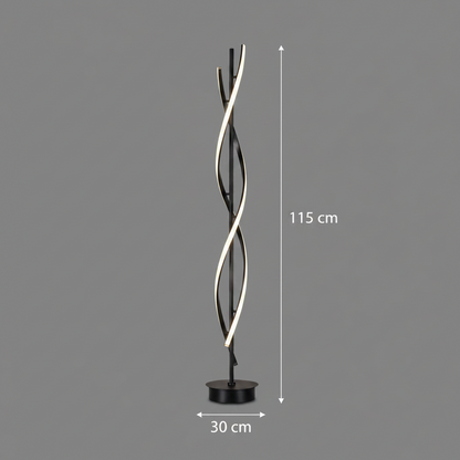Usilon LED lampa, 27W, 3000K/ 4000K/6000K, kov a akryl, černá