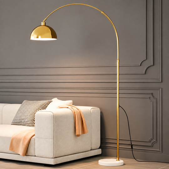 Lampa TURKISTAN, 1 x E27, kov, zlatá