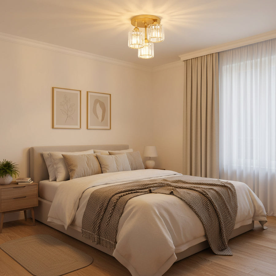 Klasický modernistický lustr Octa, 8x E27, černý, moderní design, kov, bez stínidla