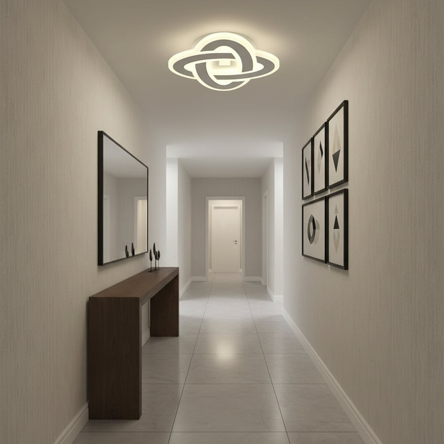 LED lustr CRINELLA 45W, průměr 23cm, studené/teplé/neutrální světlo, bílý LED lustr Výchozí název Alessandro Design