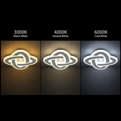 LED lustr CRINELLA 45W, průměr 23cm, studené/teplé/neutrální světlo, bílý LED lustr Výchozí název Alessandro Design