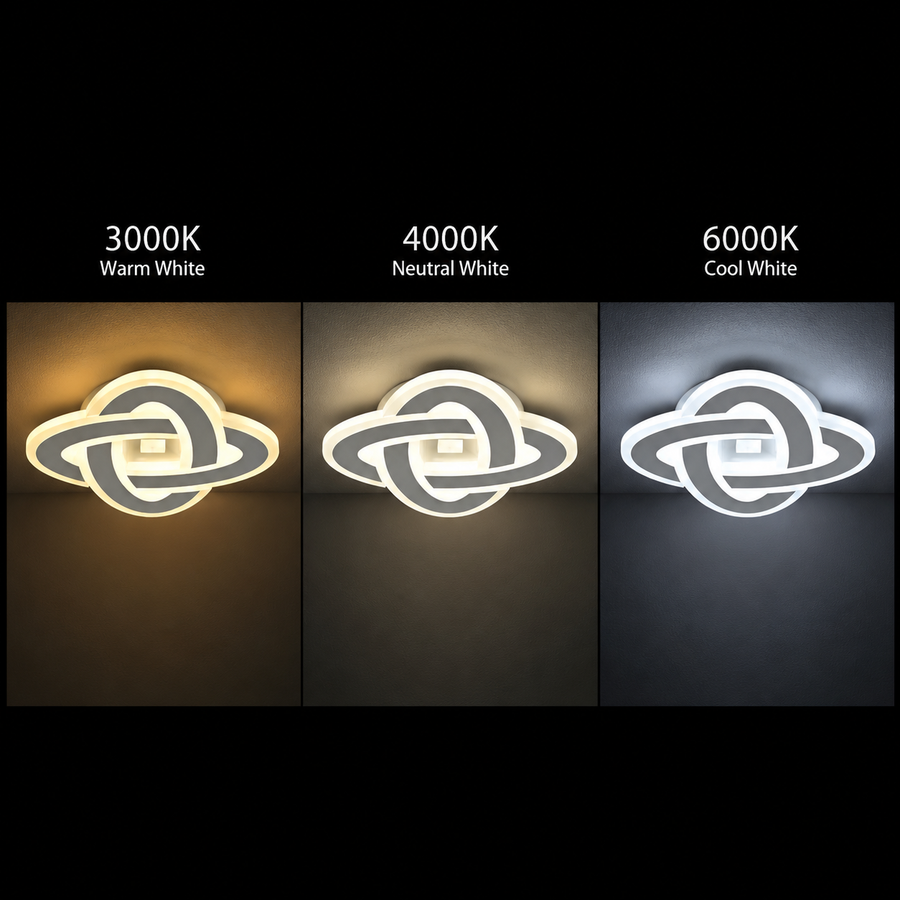 LED lustr CRINELLA 45W, průměr 23cm, studené/teplé/neutrální světlo, bílý LED lustr Výchozí název Alessandro Design